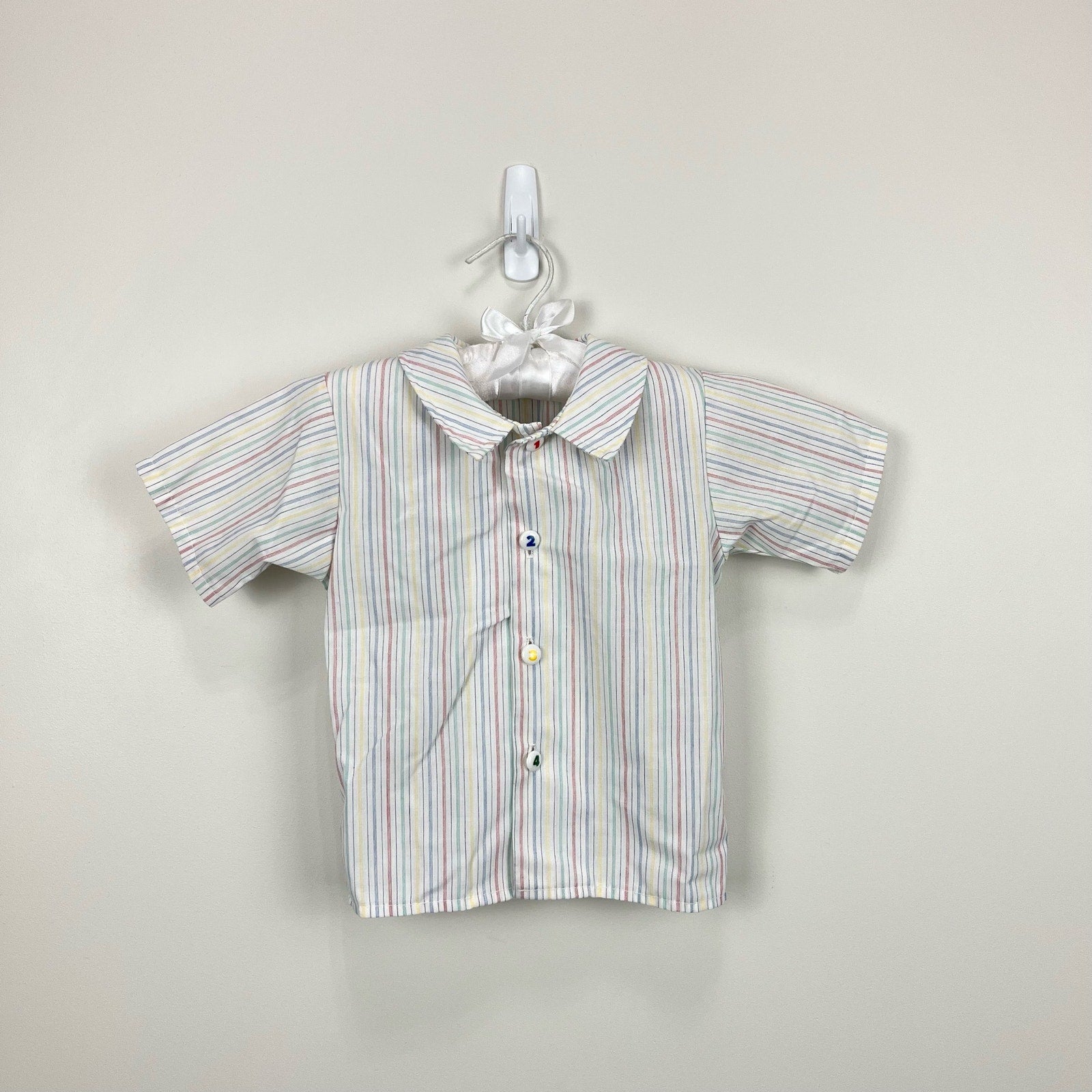 Vintage Jack Jar Rainbow Stripe 123 Shirt