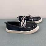Load image into Gallery viewer, Sperry Authentic Original 2-Eye Boat Shoe Navy Blue Leather 13

