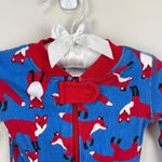 Load image into Gallery viewer, Hanna Andersson Red Blue Fox Pajamas 70 cm 6-12 Months
