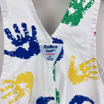 Load image into Gallery viewer, Vintage OshKosh B'gosh Handprint Shortalls 3T USA
