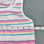 Load image into Gallery viewer, Vintage Our Girl by Healthtex Pastel Striped Tank Top 10 USA
