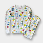 Load image into Gallery viewer, Hanna Andersson White Vacation Pajamas 130 cm 8
