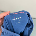Load image into Gallery viewer, Mini Boden Short Sleeve Printed Graphic T-Shirt Blue Ice Cream 7-8
