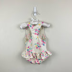 Load image into Gallery viewer, Vintage OshKosh B'gosh Floral Ruffle Bathing Suit 18 Months USA
