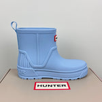 Load image into Gallery viewer, Hunter Big Kids Grace Waterproof Rain Boots Light Blue 4 NWT
