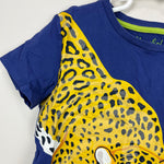 Load image into Gallery viewer, Mini Boden Glow in the Dark Leopard Graphic Tee Shirt 7-8
