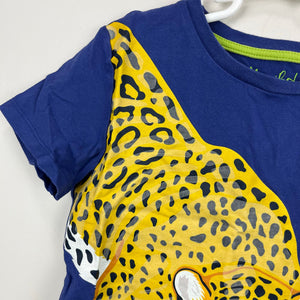 Mini Boden Glow in the Dark Leopard Graphic Tee Shirt 7-8