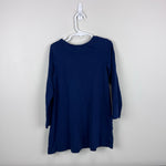 Load image into Gallery viewer, Hanna Andersson Navy Blue Dalmatian Pocket Dress 110 cm 5T
