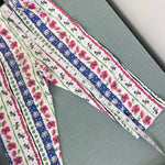 Load image into Gallery viewer, Vintage OshKosh B'gosh Striped Floral Garden Leggings 24 Months
