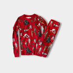 Load image into Gallery viewer, Hanna Andersson Star Wars Holiday Long John Pajamas 130 cm 8
