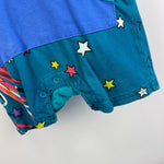 Load image into Gallery viewer, Vintage Y2K Ed Hardy Kids Hooded Teal Shortall Romper 12-18 Months
