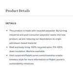 Load image into Gallery viewer, Ralph Lauren Water Repellent Down Snowsuit Black 9 Months NWT
