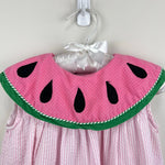 Load image into Gallery viewer, Vintage Samara Pink Seersucker Watermelon Dress 4T
