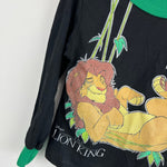 Load image into Gallery viewer, Vintage The Lion King Long Sleeve Black Simba T-Shirt 5T USA
