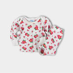 Load image into Gallery viewer, Vintage OshKosh B'gosh Waffle Knit Strawberry Outfit 12 Months

