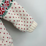 Load image into Gallery viewer, Hanna Andersson Gnome Hood Holiday Sweater Jacket Dear Deer 60 cm 3-6 Months
