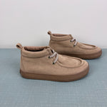 Load image into Gallery viewer, Old Navy High Top Faux Suede Elastic Lace Sneakers 12

