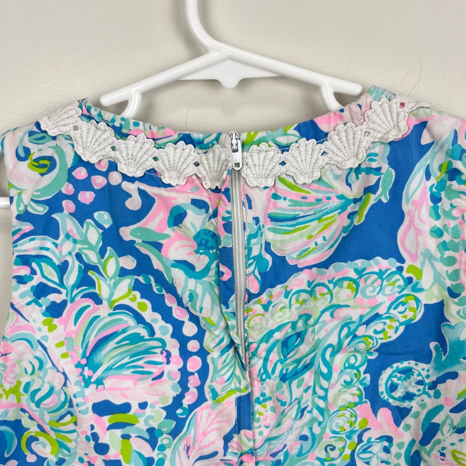 Lilly Pulitzer Little Lilly Classic Shift Dress Multi Dream Team 8