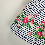 Load image into Gallery viewer, Janie and Jack Navy Striped Floral Set 0-3 Months
