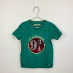 Load image into Gallery viewer, Mini Boden Harry Potter Platform 9 3/4 Flip Sequin T-Shirt 7-8
