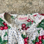 Load image into Gallery viewer, Vintage Clancy San Francisco Francesca Sweet Cherries Dress 12 USA
