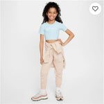Load image into Gallery viewer, Nike Sportswear Just Do It Short Sleeve Crop Blue T-Shirt L
