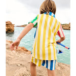 Load image into Gallery viewer, Mini Boden Hotch Potch Stripe Towelling Shorts 5-6
