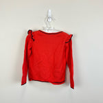 Load image into Gallery viewer, Janie and Jack Girls Ruffle Cardigan Sweater 2T NWT
