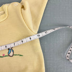 Load image into Gallery viewer, Vintage Beatrix Potter Peter Rabbit &amp; The Flopsy Bunnies Yellow Sweatshirt
