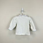 Load image into Gallery viewer, Vintage OshKosh B&#39;gosh Long Sleeve White Blouse 6-9 Months USA
