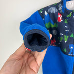 Load image into Gallery viewer, The North Face Blue Woodland Denali Fleece Jacket 6-12 Months
