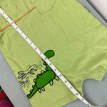 Load image into Gallery viewer, Vintage Y2K Carters Green Dinosaur Shortall Romper 24 Months
