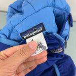 Load image into Gallery viewer, Patagonia Baby Royal Blue Insulated Bunting Snowsuit M 12-16 lbs
