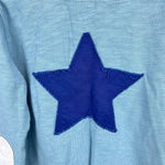 Load image into Gallery viewer, Mini Boden Applique Star Rugby Shirt Blue 8-9
