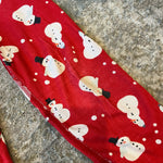 Load image into Gallery viewer, Hanna Andersson Red Snowman Pajamas 110 cm 5T
