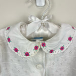 Load image into Gallery viewer, Vintage OshKosh B&#39;gosh Pointelle Flower Shirt 2T USA
