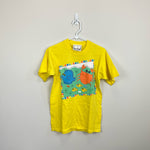 Load image into Gallery viewer, Vintage 90s Zoodles Yellow Tee Shirt Cover Up
