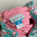 Load image into Gallery viewer, Columbia Snuggly Bunny Bunting Down Snow Suit Pink Green Animals 6-12
