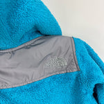 Load image into Gallery viewer, The North Face Girls Blue Fleece Oso Hoodie Jacket 18-24 Months
