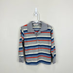 Load image into Gallery viewer, Vintage Healthtex Long Sleeve Striped Polo Shirt 6 USA
