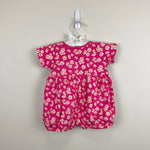 Load image into Gallery viewer, Vintage Baby Gap Pink Floral Shortall Romper
