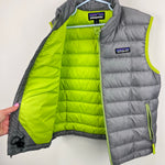 Load image into Gallery viewer, Patagonia Boys' Down Sweater Vest Feather Grey S 7-8
