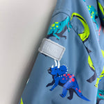 Load image into Gallery viewer, Hatley Zip Up Rain Jacket Dangerous Dinos 3T
