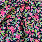 Load image into Gallery viewer, Lilly Pulitzer Girls Mini Weekender Luxletic Legging Low Tide Navy Garden Variety L 8-10
