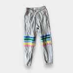 Load image into Gallery viewer, Mini Boden Warrior Knee Sweatpants Grey Marl Rainbow 8
