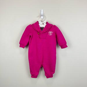 Ralph Lauren Pink Shawl Collar Coverall 3 Months