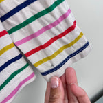 Load image into Gallery viewer, Mini Boden Rainbow Stripe Breton Top 7-8
