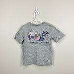 Load image into Gallery viewer, Vineyard Vines Gray Heather Lax Bro Whale Pocket T-Shirt 5T
