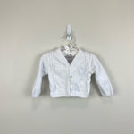 Load image into Gallery viewer, Sarah Louise White Cable Knit Cardigan 6 Months
