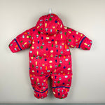 Load image into Gallery viewer, Columbia Snuggly Bunny Bunting Down Snow Suit Woodland Friends 12 Months
